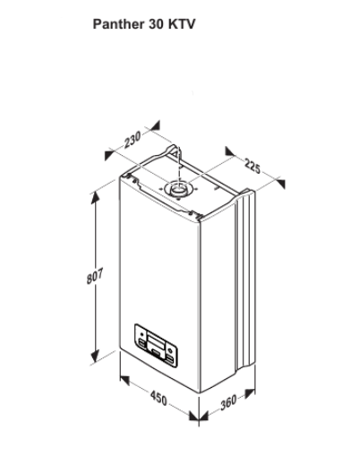 Настенный газовый котел Protherm Пантера 30 KTV (0010015246)