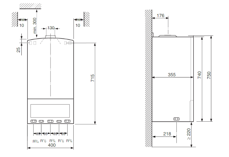 Настенный газовый котел Bosch ZWA 24-2 K