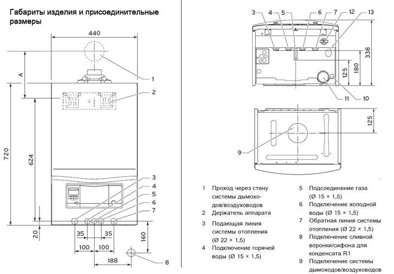 Настенный газовый котел Vaillant ecoTEC pro VUW INT IV 346/5-3