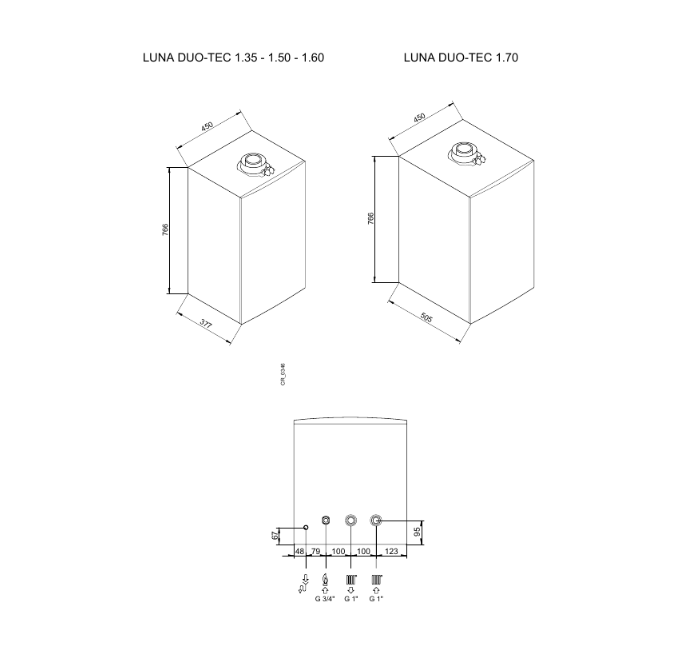Настенный газовый котел Baxi LUNA DUO-TEC MP 1.35