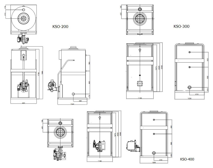 Дизельный котел Kiturami KSO-400 (465 кВт)
