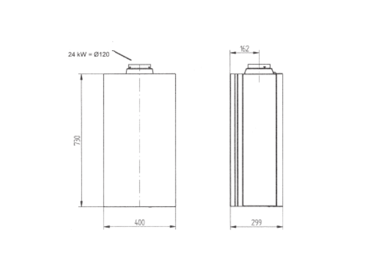 Настенный газовый котел Baxi ECOFOUR 24