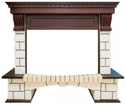 Широкий портал Royal Flame Pierre Luxe под очаг Dioramic 33W FX