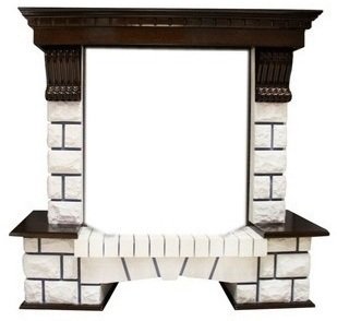 Широкий портал Dimplex Pierre Luxe (Cassete 600) дуб/темный дуб/венге