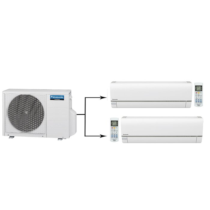 Мульти сплит система Panasonic Free Multi CU-2E18PBD/CS-E9RKDW*2шт