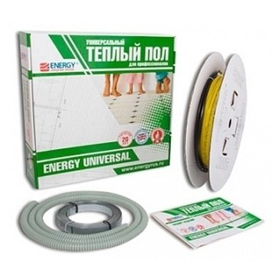 Нагревательный кабель 8 м2 Energy Universal 750 Вт