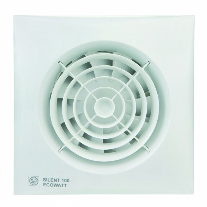 Вытяжка для ванной диаметр 100 мм Soler & Palau SILENT-100 CRZ ECOWATT