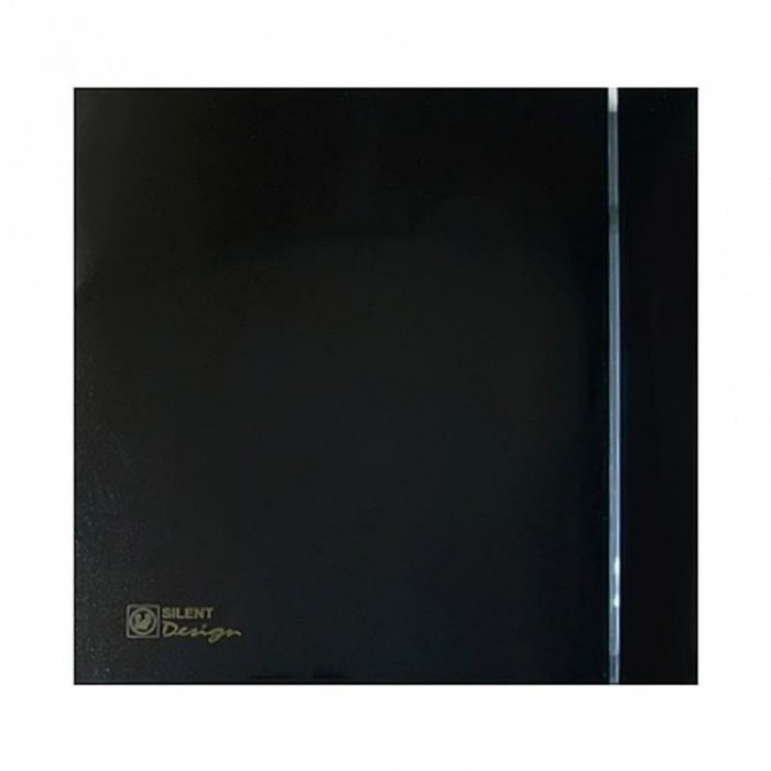 Вытяжка для ванной диаметр 100 мм Soler & Palau SILENT-100 CRZ BLACK DESIGN-4C