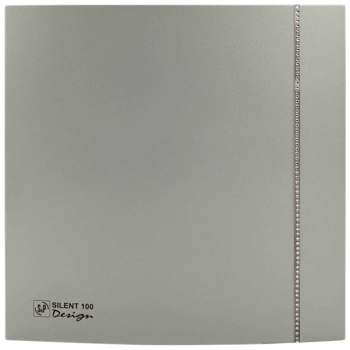 Вытяжка для ванной диаметр 100 мм Soler & Palau SILENT-100 CZ DESIGN SWAROVSKI (230V 50)