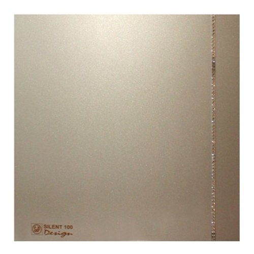 Вытяжка для ванной диаметр 100 мм Soler & Palau SILENT-100 CZ CHAMPAGNE SWAROVSKI DESIGN (230V 50)