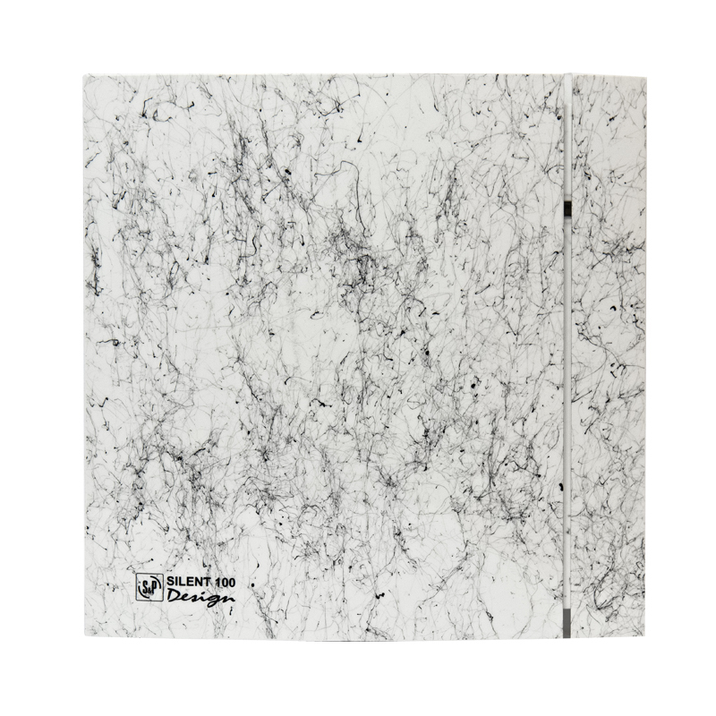 Вытяжка для ванной диаметр 100 мм Soler & Palau SILENT-100 CRZ MARBLE WHITE DESIGN-4C (230V 50)