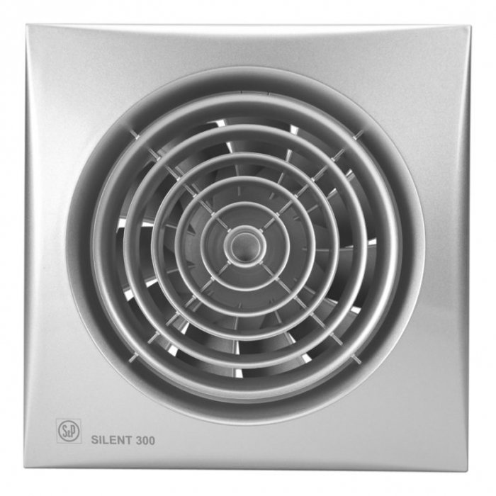 Вытяжка для ванной диаметр 150 мм Soler & Palau SILENT-300 CRZ SILVER