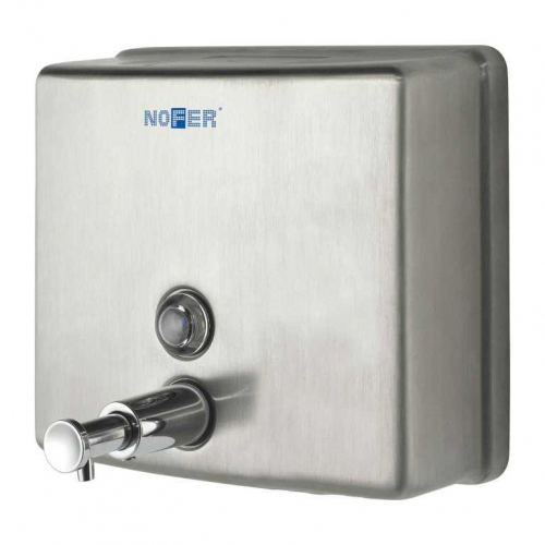 Для мыла Nofer INOX матовый квадратный 1200 мл (03004.S)