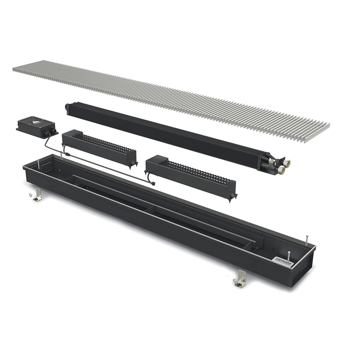 Внутрипольный конвектор Varmann Qtherm HK Mini 190x90x1900