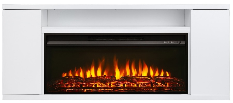 Линейный электрокамин Real-Flame BERGEN 36 WT-P511 с очагом FLASH 36