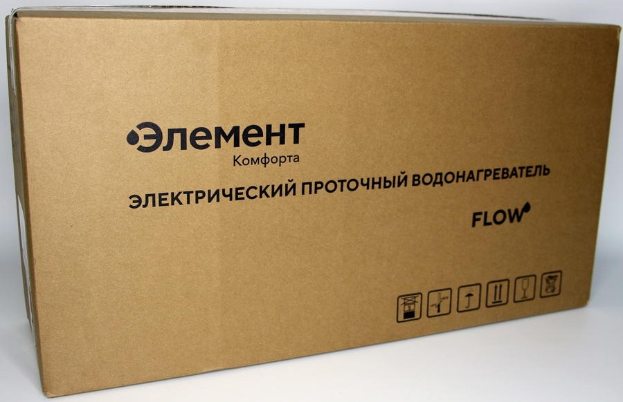 Электрический проточный водонагреватель Элемент Комфорта Flow 21кВт - 3ф