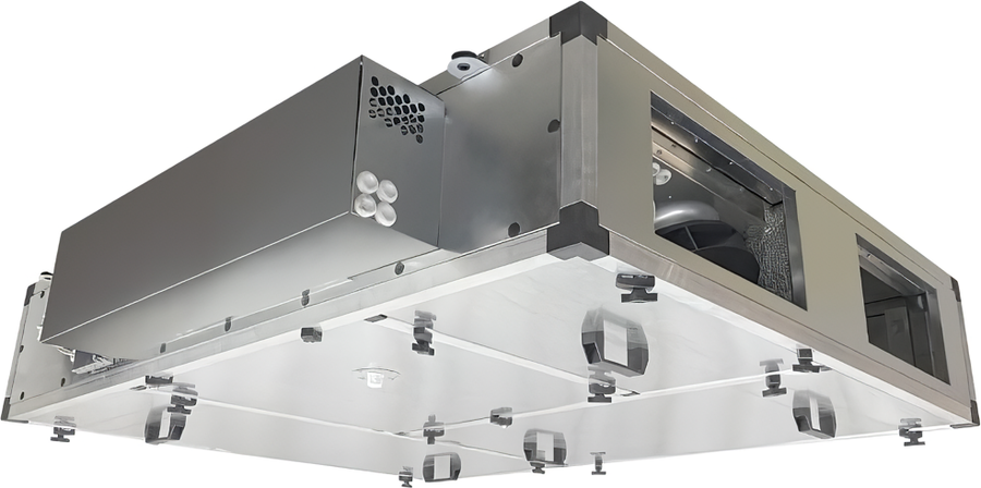 Приточно-вытяжная установка Naveka Node1-1200(25c)/RP,VEC(D225*2),W Compact