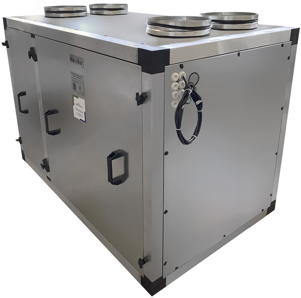 Приточно-вытяжная установка Naveka Node3-900(50c)/RR,VAC(H280),E1.8 Vertical с пультом TS4