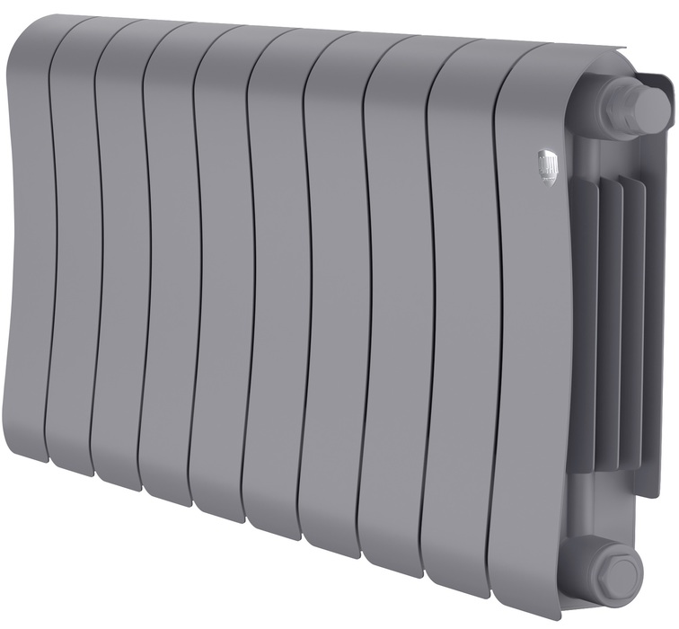 Биметаллический радиатор Royal Thermo Infinity 300 Silver Satin VR80 - 10 секц.