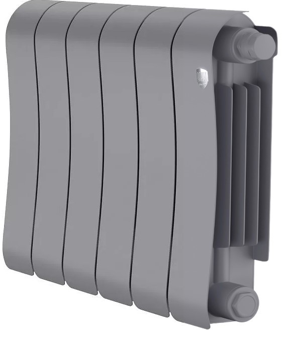Биметаллический радиатор Royal Thermo Infinity 300 Silver Satin VR80 - 6 секц.