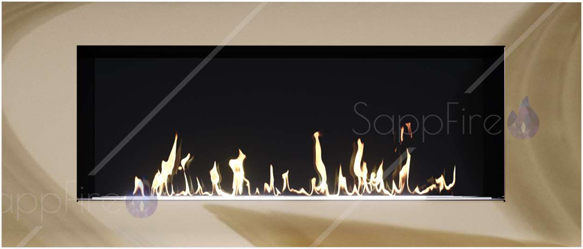 Настенный биокамин Sappfire Mercury 1500 Chrome
