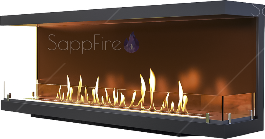 Настенный биокамин Sappfire торцевой очаг 600