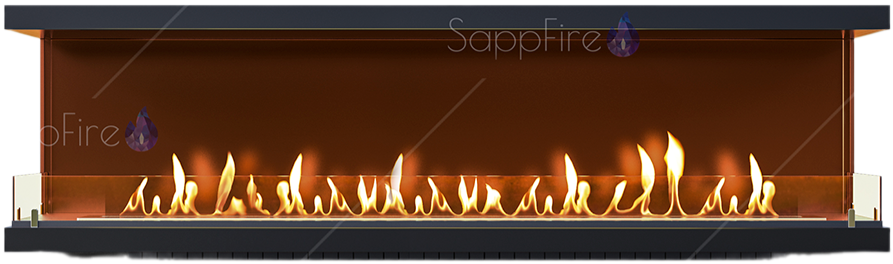 Настенный биокамин Sappfire торцевой очаг 1600