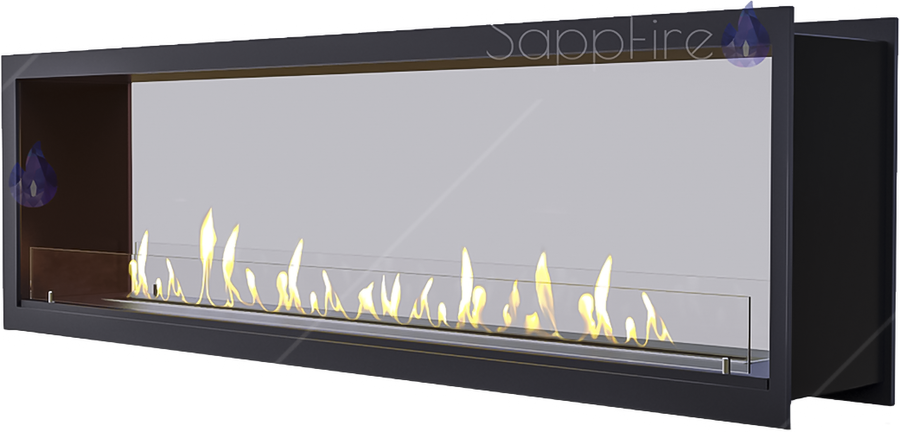 Настенный биокамин Sappfire сквозной очаг 1100