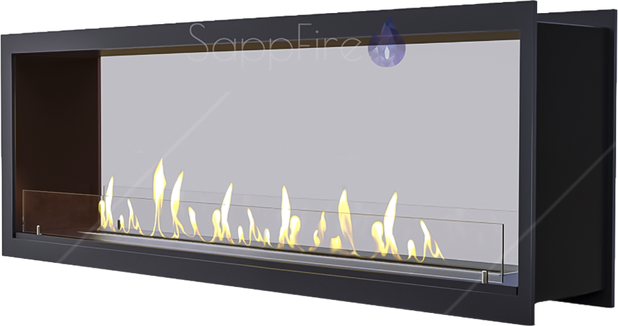 Настенный биокамин Sappfire сквозной очаг 600