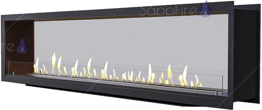 Настенный биокамин Sappfire сквозной очаг 1800