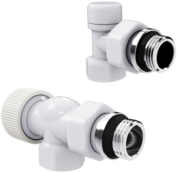 Набор термостатический Royal Thermo Design 1/2М30х1,5 (Белый), осевой