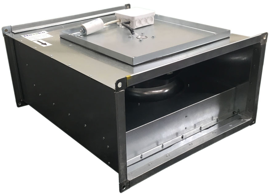 Прямоугольный канальный вентилятор Naveka V(AC1)- 4020(D250) (0,16 кВт; 0,8А)