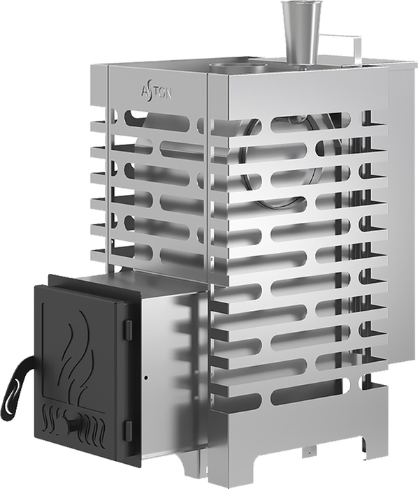 Дровяная печь 15 кВт ASTON 16 INOX Аква