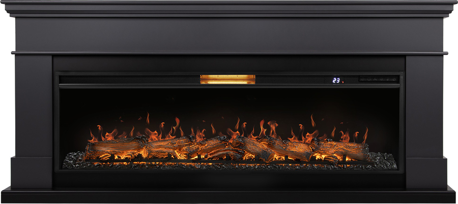 Линейный электрокамин Royal Thermo Aurora RTFP/P-AR60LS, портал California 60 G, графит