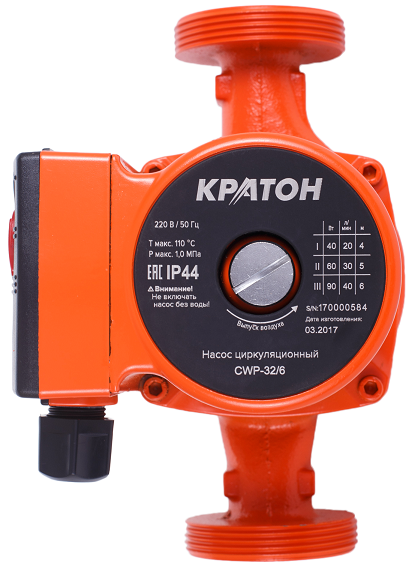 Циркуляционный насос Кратон CWP-25/4