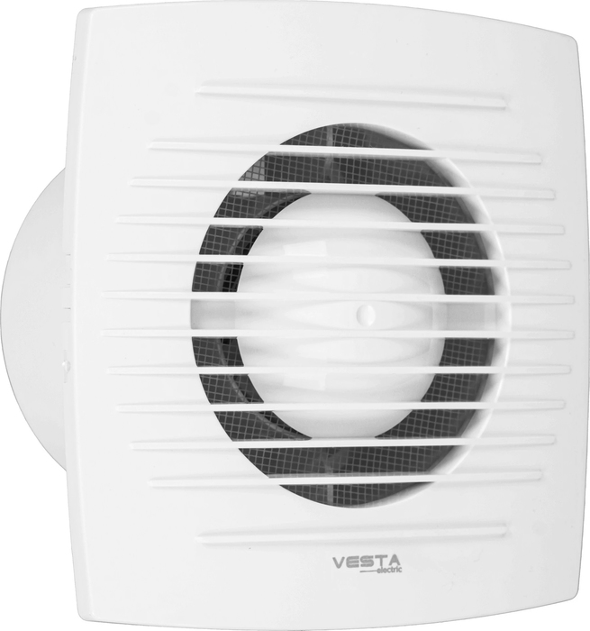 Вытяжка для ванной диаметр 100 мм Metronex Vesta-Electric EF-100 White
