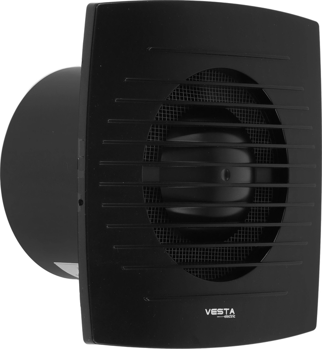 Вытяжка для ванной диаметр 100 мм Metronex Vesta-Electric EF-100 Black