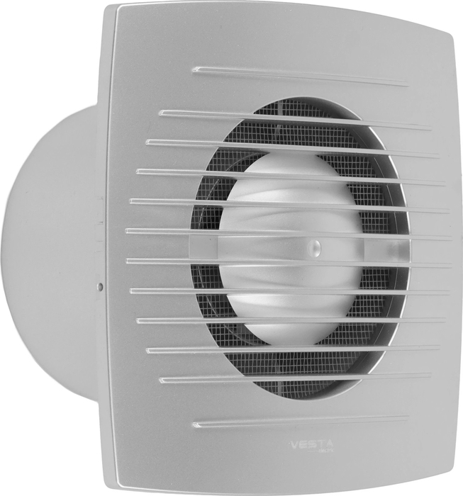 Вытяжка для ванной диаметр 100 мм Metronex Vesta-Electric EF-100 Silver