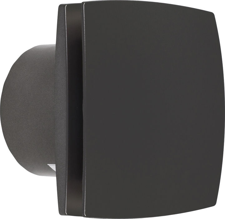 Вытяжка для ванной диаметр 100 мм Metronex Vesta-Electric EF-100 Plus Dark Grey