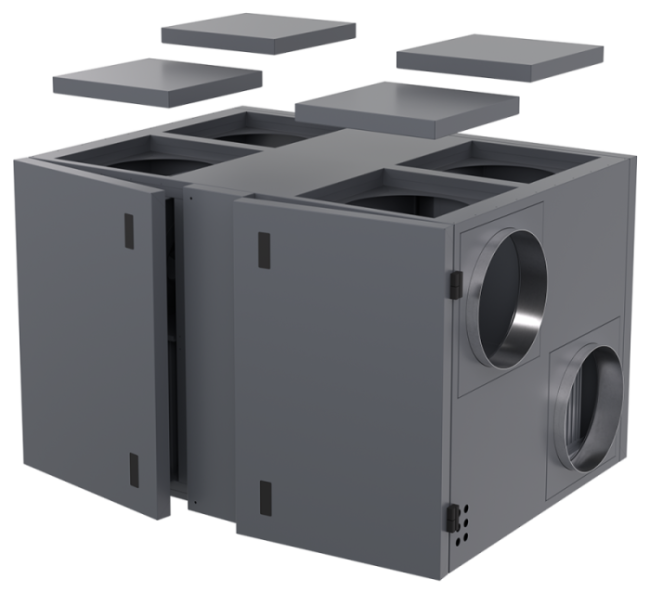 Приточно-вытяжная установка Zilon ZPVR-N 2000 UER ЕС