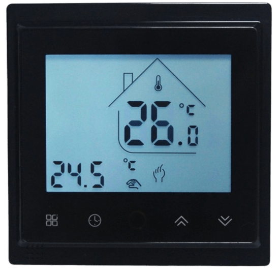 Терморегулятор для теплого пола Aura RS-001 с Wi-Fi Black