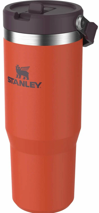 Термос Stanley IceFlow Flip Straw Tumbler (0,89 литра), оранжевая (10-09993-314)