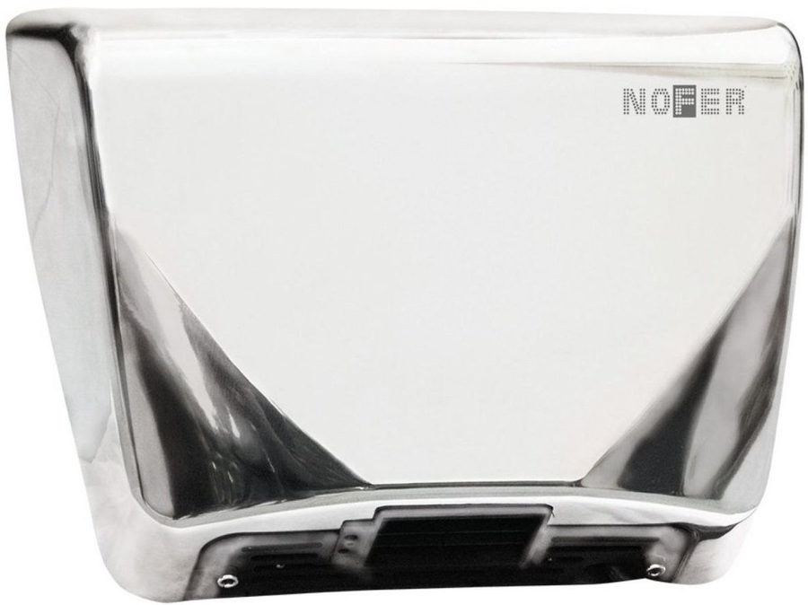 Металлическая сушилка для рук Nofer THIN 2350 W глянцевая