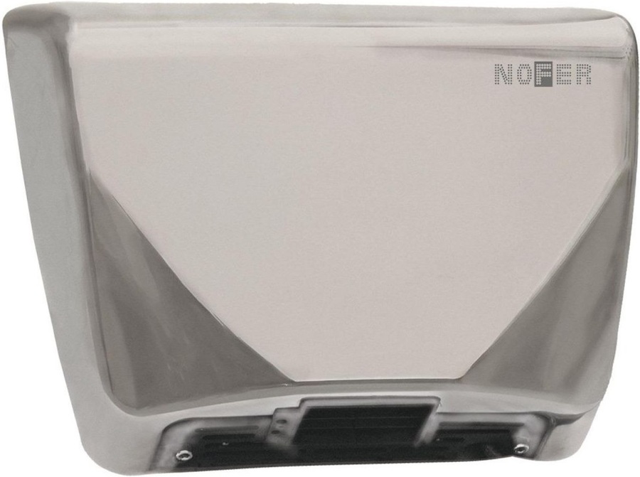 Металлическая сушилка для рук Nofer THIN 2350 W матовая