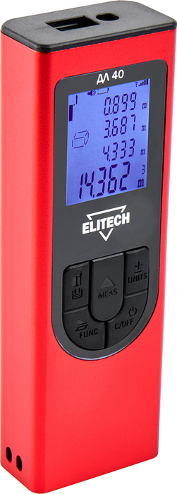 Дальномер лазерный Elitech ДЛ 40
