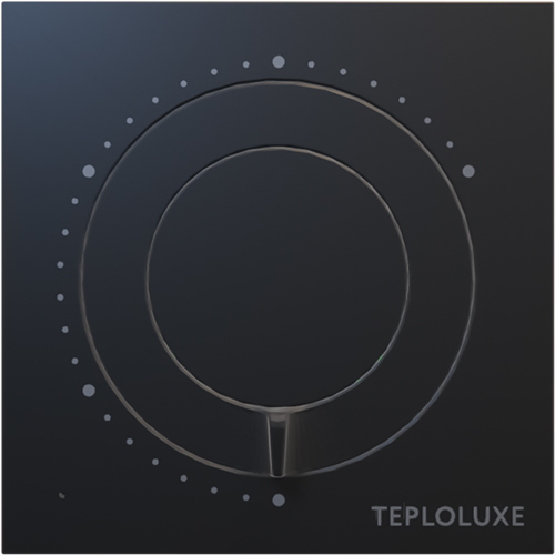 Терморегулятор для теплого пола Теплолюкс Solus черный (механический)