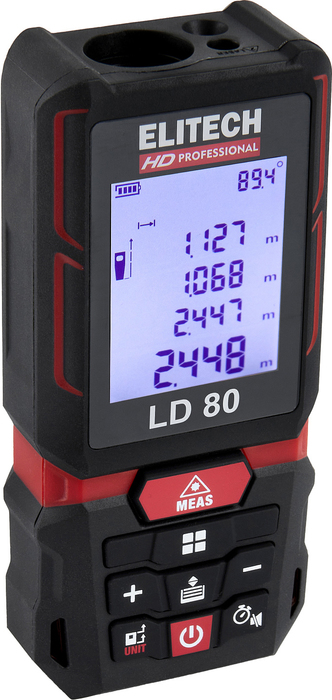 Дальномер лазерный Elitech LD 80