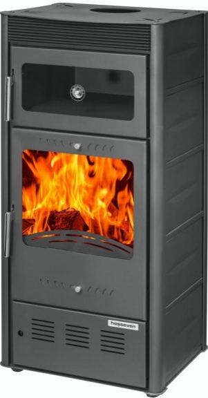 Дровяная печь Hosseven Rose Oven Burgundy
