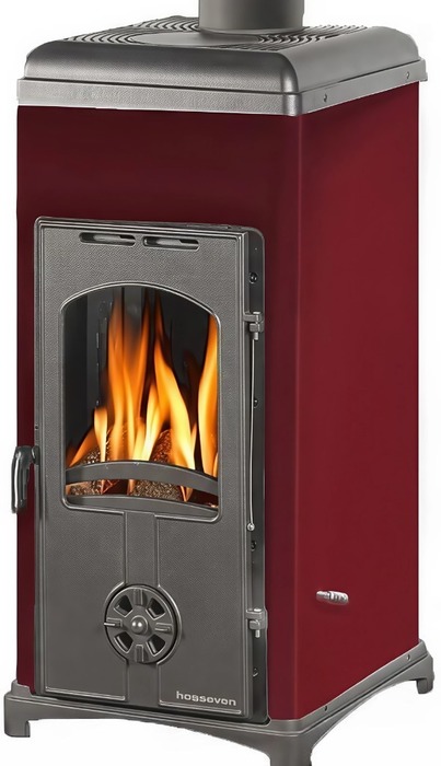 Дровяная печь Hosseven 9005 Burgundy