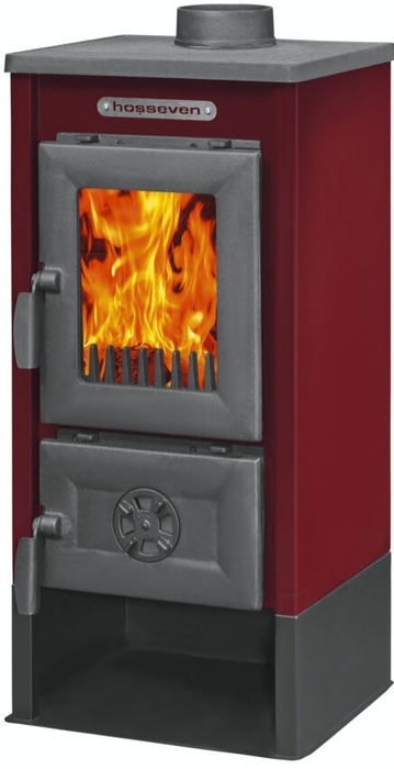 Дровяная печь Hosseven 9008 Maxi Burgundy